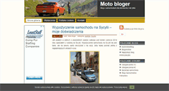 Desktop Screenshot of motobloger.pl